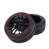 D7WF Rubber Buggy Tires Wheel Rims for WTY 144001 1/10 RC Crawler Car Novelty Toys view 2