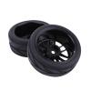 D7WF Rubber Buggy Tires Wheel Rims for WTY 144001 1/10 RC Crawler Car Novelty Toys view 4