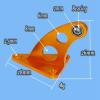 1 Set 7075 Hard Aluminum CNC Duralumin Horns with Bearing/Metal Horns with Screws and Clevis - (Color: 25x28xH26mm, CN) view 4
