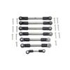 GPM for 1/7 X0-1 1/10 RUSTLER HOSS Slash Stampede 4X4 VXL Metal Stainless Steel Tie Rod Toe Links 5539/6742/3643/3644 - (Color: Black) view 3