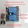 1PCS RC Aircraft Dual-Way Relay Module Remote Control PWM Switch DIY Model Universal On-Off Aviation Light Controller 12V-80V view 3