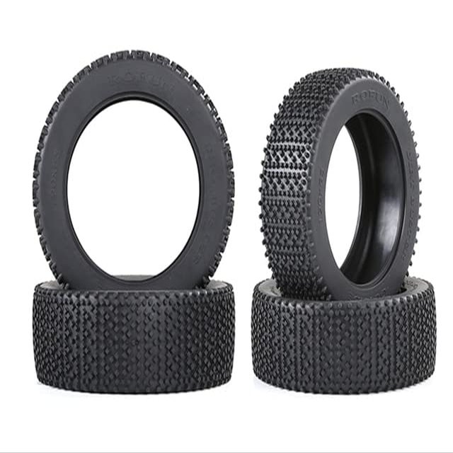 High-Performance high-Grip wear-Resistant Tires for 1/5 ROFUN D5 MCD RC Car - (Color: Tires)