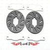 Losi 5ive T LT 5T Stainless Steel Brake Pads + Carbon Fiber Brake Discs Suit 1 Set view 1