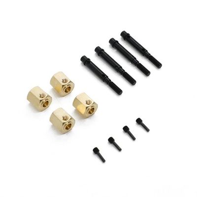 1Set for 1/8 1/10 YIKONG 4082 Climbing Car YK4082/4102/6101 Universal Replacement Upgrade Accessories - (Color: BlackGold)