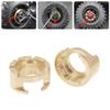 for 1/10 TRAXS RTX-4 RTX-6 Brass Front and Rear Wheel Universal Counterweight Brass Heavy Metal Knuckle Weight RC Car Parts - (CN) view 1
