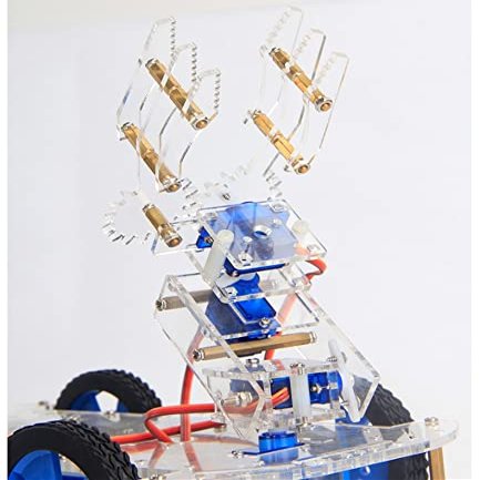 4 DOF Acrylic Robot Arm kit 3D Rotating Machine DIY Car Arm P0090 Servo DIY Robot Smart Robot Fo
