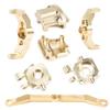 Brass Weight Steering Link Blocks Knuckle Diff Cover Caster Blocks for 1/18 RTX4-M Upgrade Parts - (Color: as Shown) view 1