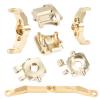 Brass Weight Steering Link Blocks Knuckle Diff Cover Caster Blocks for 1/18 RTX4-M Upgrade Parts - (Color: as Shown) view 2