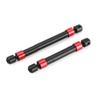 2pcs Metal Front & Rear Drive Shaft Transmission for TRAXS RTX-4 RC Crawler Climbing Car Part Spare Parts Accessories view 2