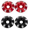 2Set Metal Tail Wing M3 Countersunk Screws Washers for 1/10 Scale Off Road Buggy Monster Truck RC Dift Cars,4 & 2 - (Color: Khaki) view 2
