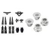 14 Pcs Front Rear Lower Swing Arm Steering Cup Bumper with Tires Wheels Locknut Nut 25-WJ02,for XLH Hosim 9125 RC Car - (Color: Multi) view 1