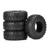 4Pcs 2.2 Inch Rubber Tyre 2.2 Wheel Tires for 1/10 Rc Crawler Scx10 Wrangler 2.2 Wheel Parts Accessories| | - - (Color: As Shown) view 1