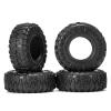 4Pcs 2.2 Inch Rubber Tyre 2.2 Wheel Tires for 1/10 Rc Crawler Scx10 Wrangler 2.2 Wheel Parts Accessories| | - - (Color: As Shown) view 4