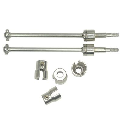 4Pcs Metal Axle Drive Cup for XLF X03 X04 X-03 X-04 1/10 & 2Pcs Metal Drive Shaft CVD - (Color: Peacock Blue)
