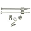 4Pcs Metal Axle Drive Cup for XLF X03 X04 X-03 X-04 1/10 & 2Pcs Metal Drive Shaft CVD - (Color: Peacock Blue) view 2