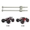 4Pcs Metal Axle Drive Cup for XLF X03 X04 X-03 X-04 1/10 & 2Pcs Metal Drive Shaft CVD - (Color: Peacock Blue) view 4