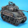 for 1:35 Sherman Scenario Model Unassembled and Unpainted Kit M4A3E8 for 1:35 Sherman Tank Modification view 1