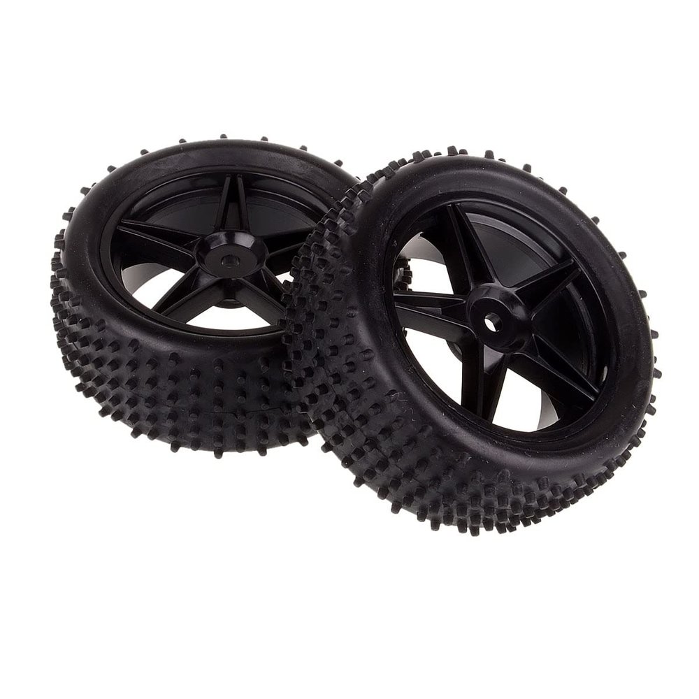 06010 Front Wheel Rim & Tyre Tires Fit HSP HPI Redcat 1/10 Off Road Buggy