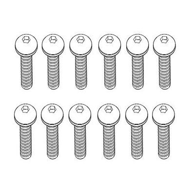 BSD BS502-017 TM3*10mm B-Head Hex Screw 12PCS
