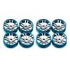 2X for WTY K979 K989 Iw04m AWD Iw02 Rm02 Rm03 Dgawd Mini-Z Mini-D Mini-Q RC Car Spare Upgrade Metal Wheel Hub Tire - (Color: Blue) view 1