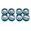 2X for WTY K979 K989 Iw04m AWD Iw02 Rm02 Rm03 Dgawd Mini-Z Mini-D Mini-Q RC Car Spare Upgrade Metal Wheel Hub Tire - (Color: Blue) view 2