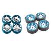 2X for WTY K979 K989 Iw04m AWD Iw02 Rm02 Rm03 Dgawd Mini-Z Mini-D Mini-Q RC Car Spare Upgrade Metal Wheel Hub Tire - (Color: Blue) view 3