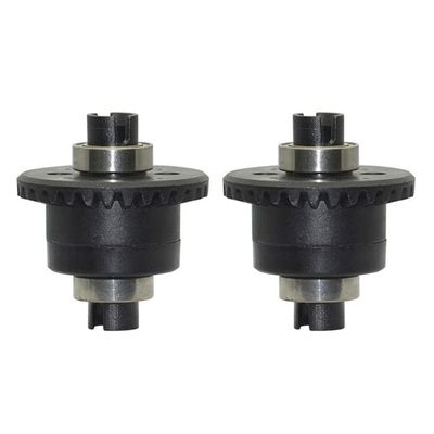 2PCS Differential ZJ06 RC Car Spare Parts Accessories for Xinlehong Hosim 9130 9135 9136 9137 9138 Q901 Q902 Q903 1/16 - (Color: Black)