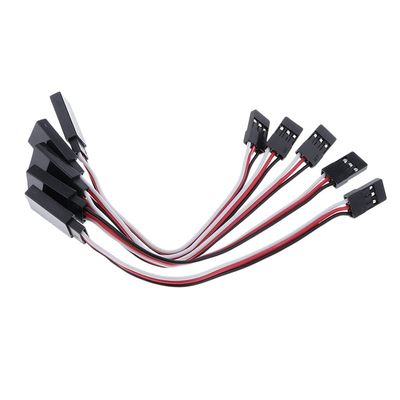5 Pack Male to Female Extension Cable Wire 3 Colors 100mm/150mm