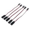 5 Pack Male to Female Extension Cable Wire 3 Colors 100mm/150mm view 3