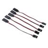 5 Pack Male to Female Extension Cable Wire 3 Colors 100mm/150mm view 4