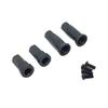 8Pcs Metal Wheel Hex Hub Drive Adapter Combiner for HB Toys ZP1001 ZP1002 ZP 1001 ZP 1002 1/10 RC Car Upgrade Parts - (Color: Black) view 1