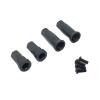 8Pcs Metal Wheel Hex Hub Drive Adapter Combiner for HB Toys ZP1001 ZP1002 ZP 1001 ZP 1002 1/10 RC Car Upgrade Parts - (Color: Black) view 2
