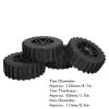 RC Car Tire Strong Grip Off Road Truck Hex Wheel Upgrade Parts for 1/7 1/8 1/10 RC Car view 3