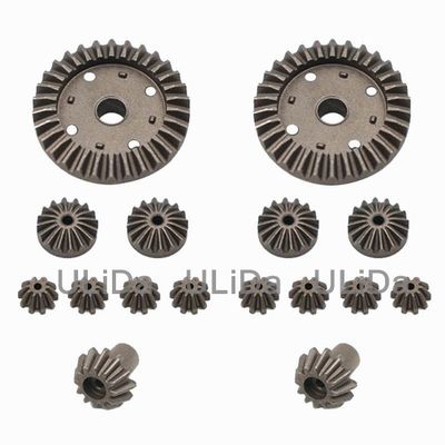 16Pcs 12T 16T 10T 30T Stainless Steel Motor Driving Gear Planet Gear Differential Gear Combo Set for WTY 12428 12423 Rc Car