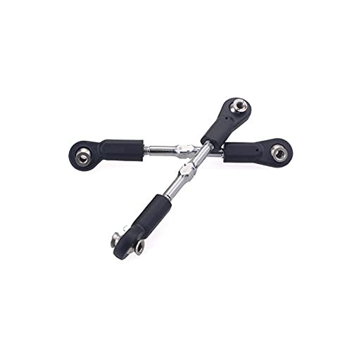 2Pcs 8124 Metal 75-85mm Steering Rod for 1/8 Zd Racing 9116 9020 9072 9071 9203 08425 08426 08427 08428 Rc Car Parts - (Color: Multi)