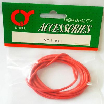 Ming Yang #318-3 Silicone Wire 1 Meter (20 Guage) Red