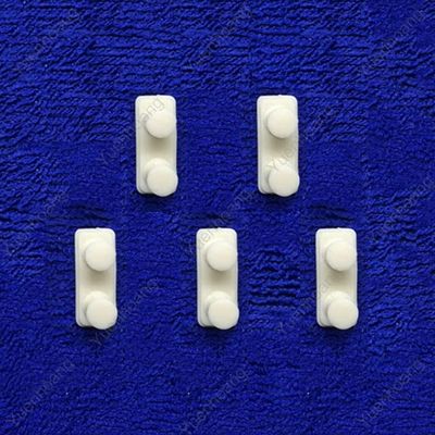 5PCS Miniature Resin Guy Post Model 20x8x7mm Pier Lanyard Column for DIY Simulation Ship Mooring Rope Accessories - (Color: Resin Guy Post)