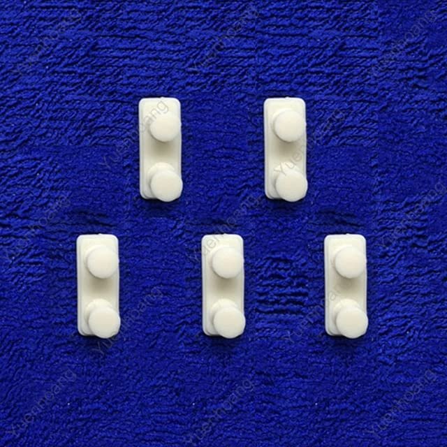 5PCS Miniature Resin Guy Post Model 20x8x7mm Pier Lanyard Column for DIY Simulation Ship Mooring Rope Accessories - (Color: Resin Guy Post)