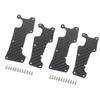 Carbon Fiber Front and Rear Suspension Arm Protector Armor Plate for 1/8 TRAXS Sledge RC Car - (Color: as Shown) view 1