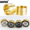 AXSPEED 4PCS Brass Internal Beadlock Ring Clamp Ring for 1.9" Wheel Rim Axial SCX10 90046 AXI03007 RTX4 D90 1/10 RC Crawler - (Color: 4pcs) view 2