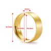 AXSPEED 4PCS Brass Internal Beadlock Ring Clamp Ring for 1.9" Wheel Rim Axial SCX10 90046 AXI03007 RTX4 D90 1/10 RC Crawler - (Color: 4pcs) view 3