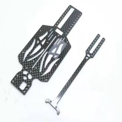 Mini-Q9 Carbon Fiber Base Plate/Second Floor Plate, Compatible with Wheelbase 90 94 98 102 106 110