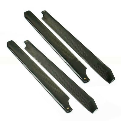 2Pairs Thunder Tiger 350mm Carbon Fiber Main Rotor Blade for 450L X360 465 Helicopter