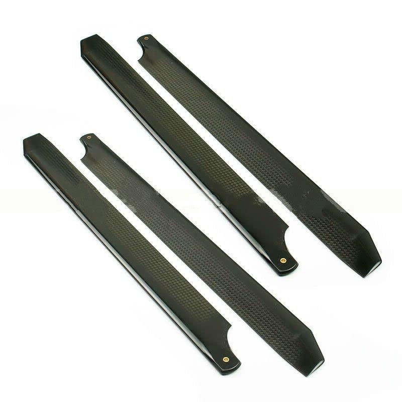 2Pairs Thunder Tiger 350mm Carbon Fiber Main Rotor Blade for 450L X360 465 Helicopter
