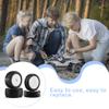 4Pcs Wheel Car Tyre Lace RC Buggy Supplies Durable Removed Plane Plastic Off-Road Model Toy Assembly Quality Parts - (Color: Black, CN) view 3