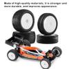 4Pcs Wheel Car Tyre Lace RC Buggy Supplies Durable Removed Plane Plastic Off-Road Model Toy Assembly Quality Parts - (Color: Black, CN) view 4
