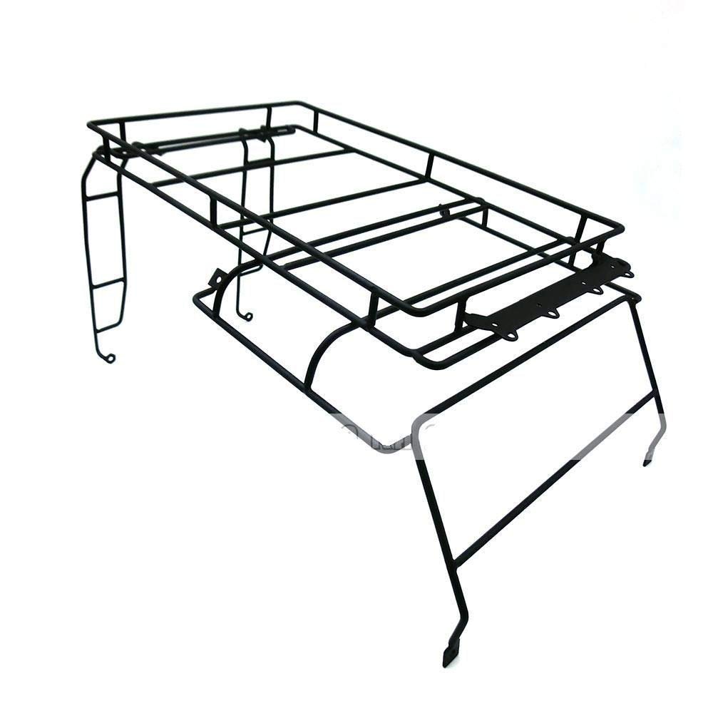 1/10 Scale Defend D90 Metal Luggage Roll Cage Tray w/LED Light Bar