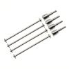 4Pcs Dogbone Drive Shaft & Wheel Axle for HSP 94111 94108 94170 1/10 - (Color: Silver) view 4