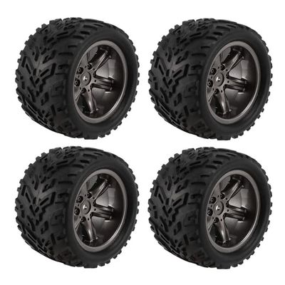 4Pcs Tires Tyre Wheel for XINLEHONG 9125 9116 X9115 X9116 GPTOYS S911 S912 1/12 RC Car Replacement Spare Parts| | - - (Color: As Shown)