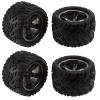 4Pcs Tires Tyre Wheel for XINLEHONG 9125 9116 X9115 X9116 GPTOYS S911 S912 1/12 RC Car Replacement Spare Parts| | - - (Color: As Shown) view 3